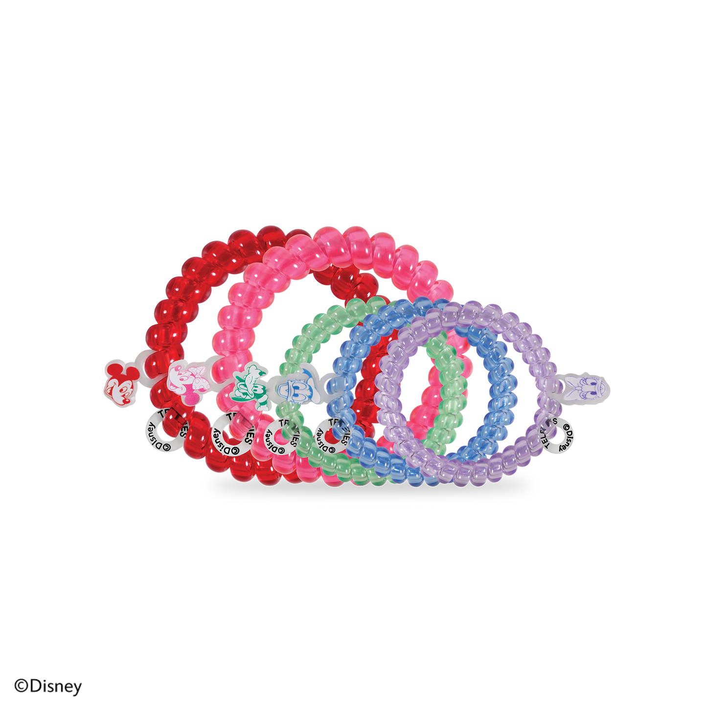 TELETIES - Mickey and Friends Mix Pack Hair Ties