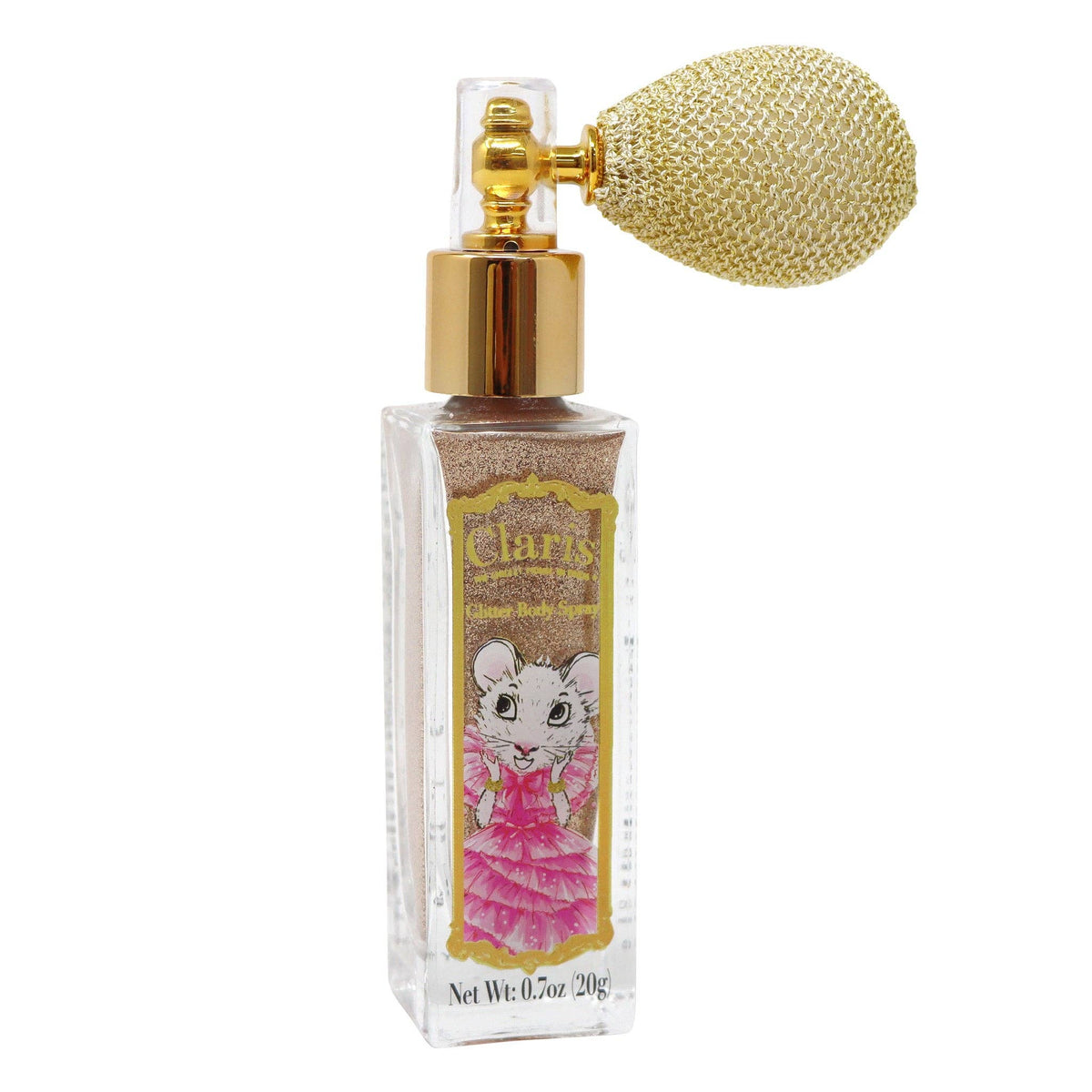 Pink Poppy USA - Claris - The Chicest Mouse in Paris™ Glitter Body Spray Atomiser