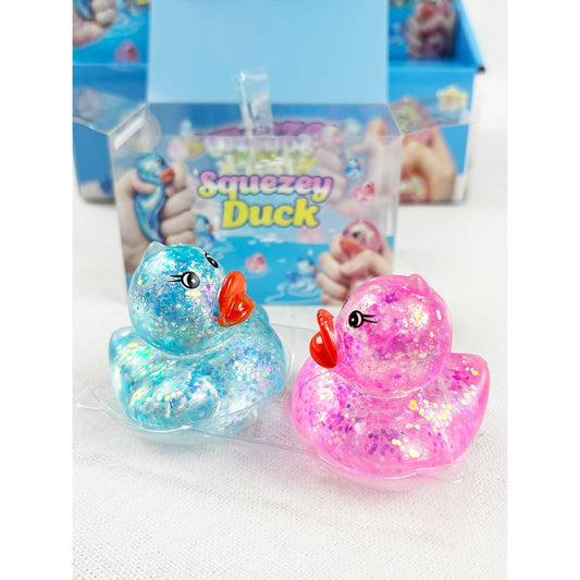 Love and Repeat - Set of 2 Scented Tranlucent Maltose Duck Squishy Toy: MIX COLOR / ONE(12)