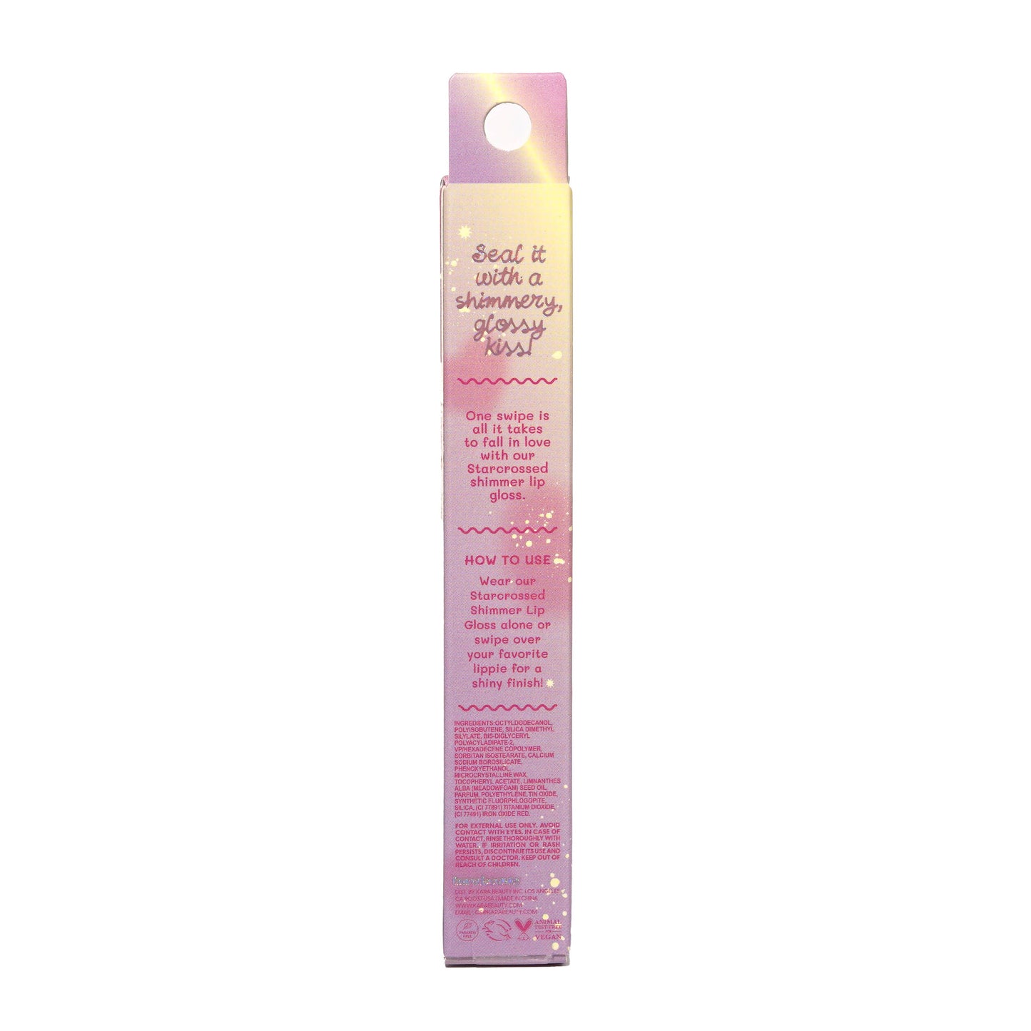 Kara Beauty - Starcrossed Shimmer Glitter Lip Gloss - Timeless