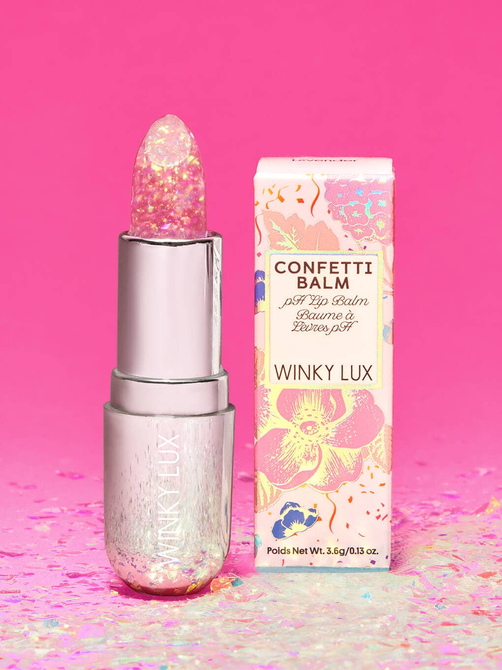 Winky Lux - Glitter Confetti pH Lip Balm: Rainbow Confetti