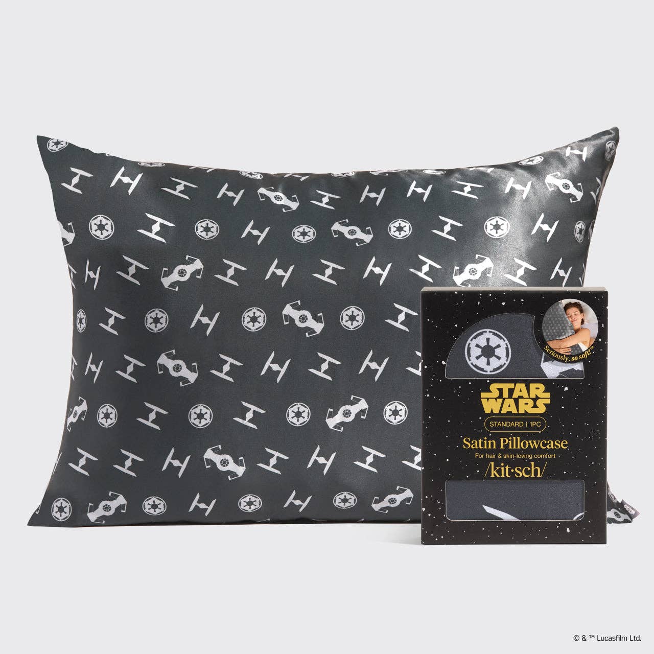 KITSCH - Star Wars™ & Kitsch Satin Pillowcase in Galactic Empire