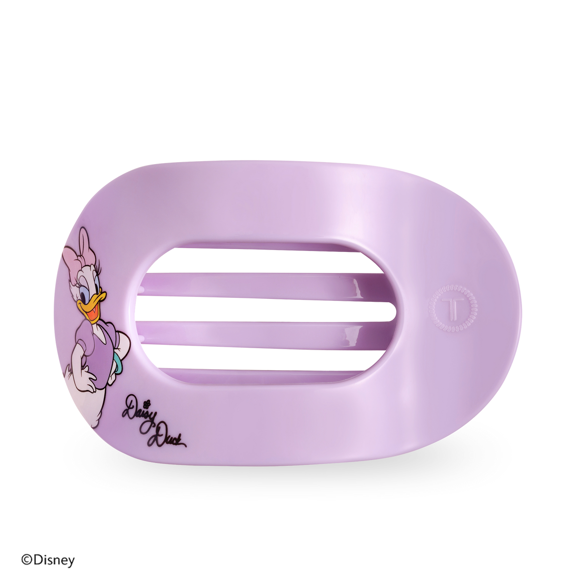 TELETIES - Daisy Duck | Large | Flat Round Hair Clip
