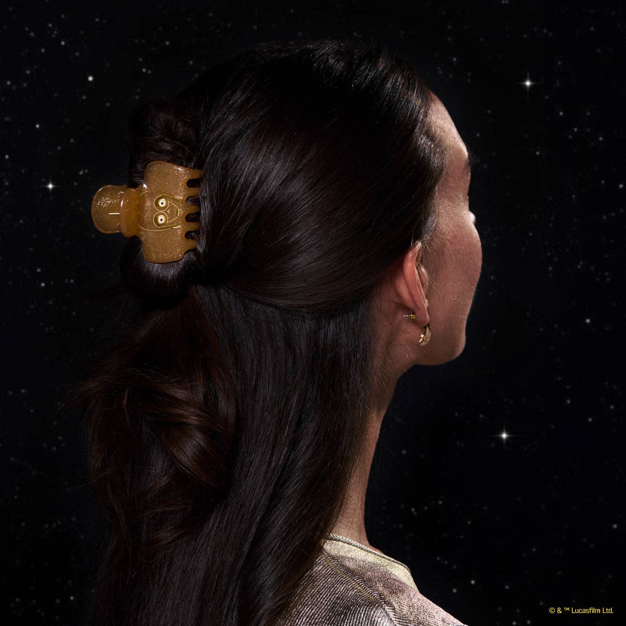 KITSCH - Star Wars™ & Kitsch Glitter Cloud Clip in C-3PO