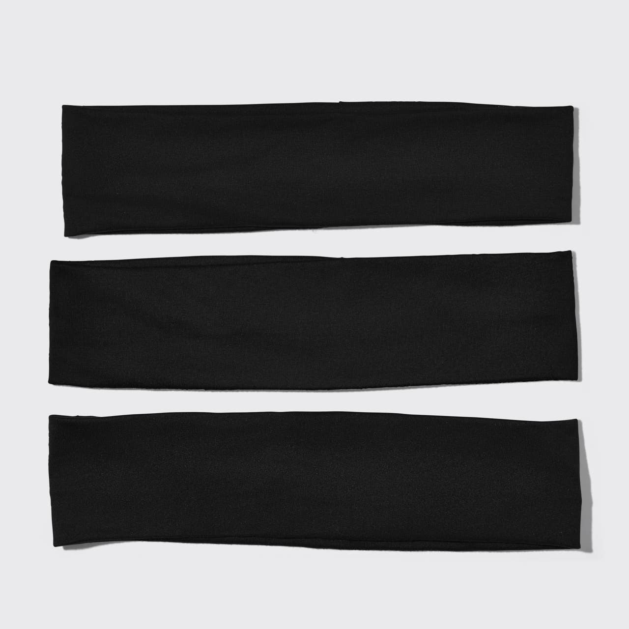 KITSCH - Recycled Active Headbands 3pc Set- Black